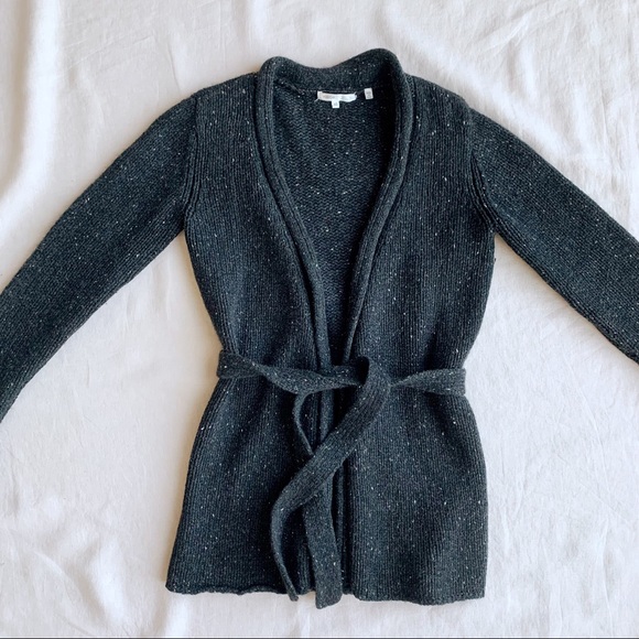 Vince 100% cashmere tie up knit sweater - Picture 3 of 5